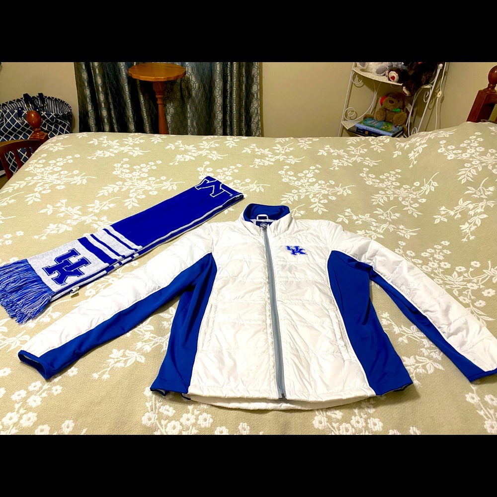 UK jacket and scarf